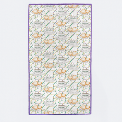 Beads & Beignets Kitchen Towel-Rogue Magnolia Custom Designs