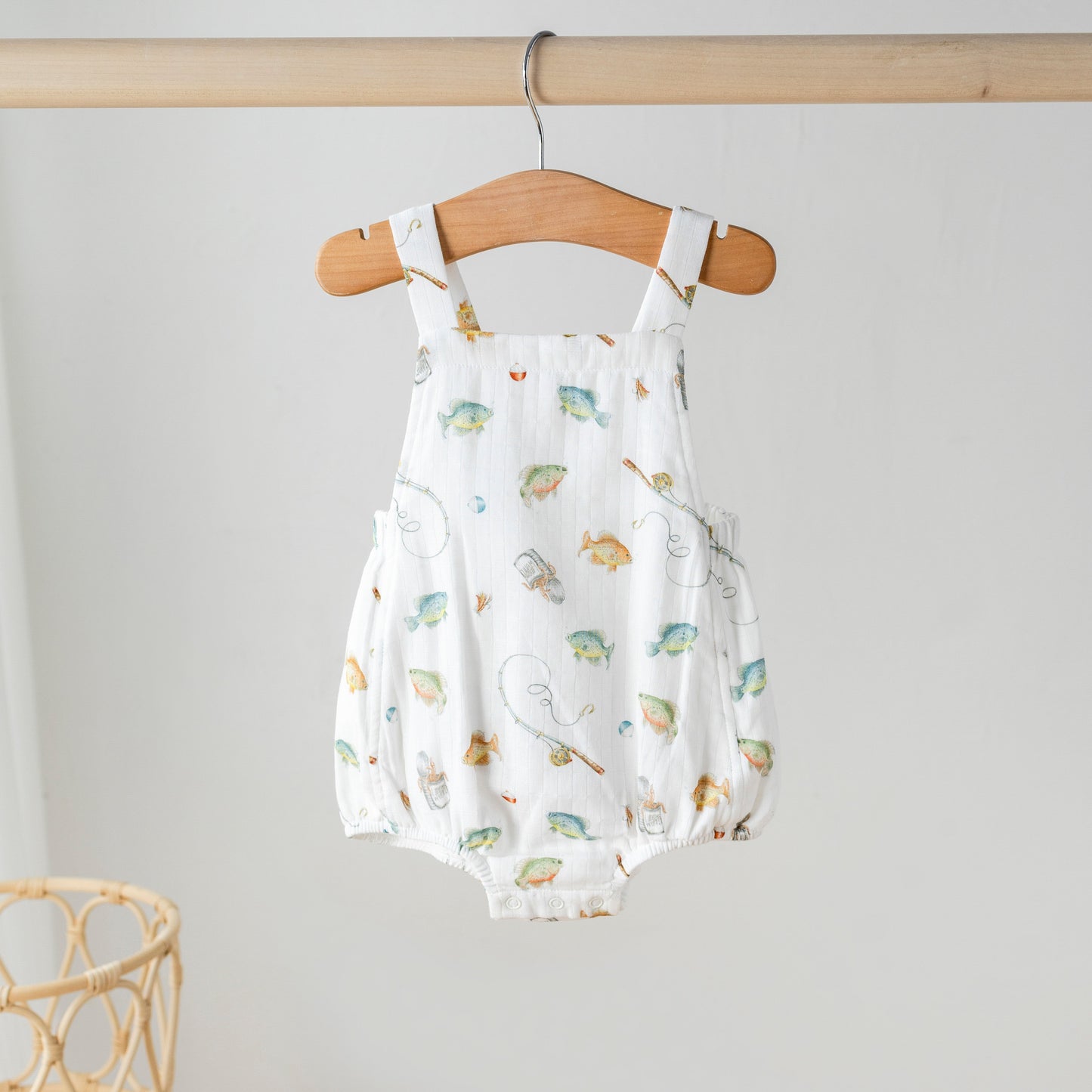 Catch You Later Organic Muslin Bubble Shortall-Rogue Magnolia Custom Designs