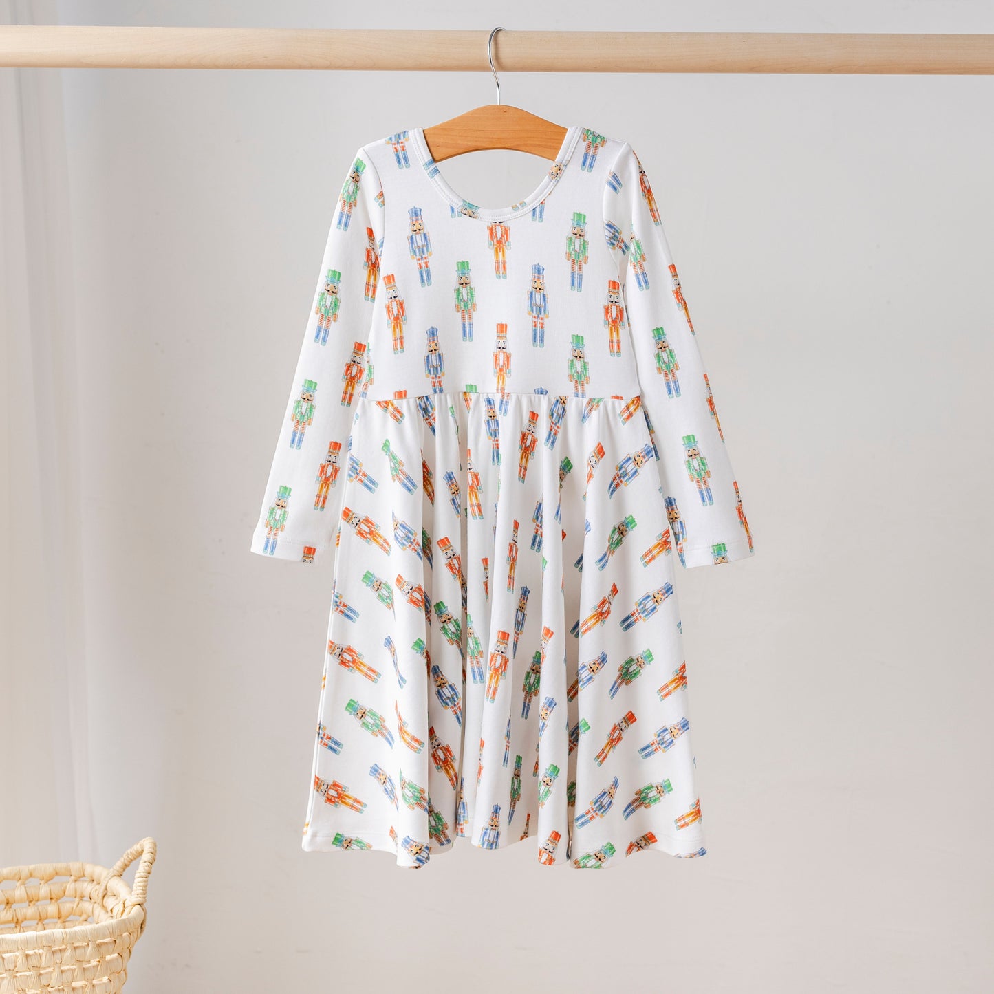 Nutty or Nice Organic Cotton Dress for Kids-Rogue Magnolia Custom Designs