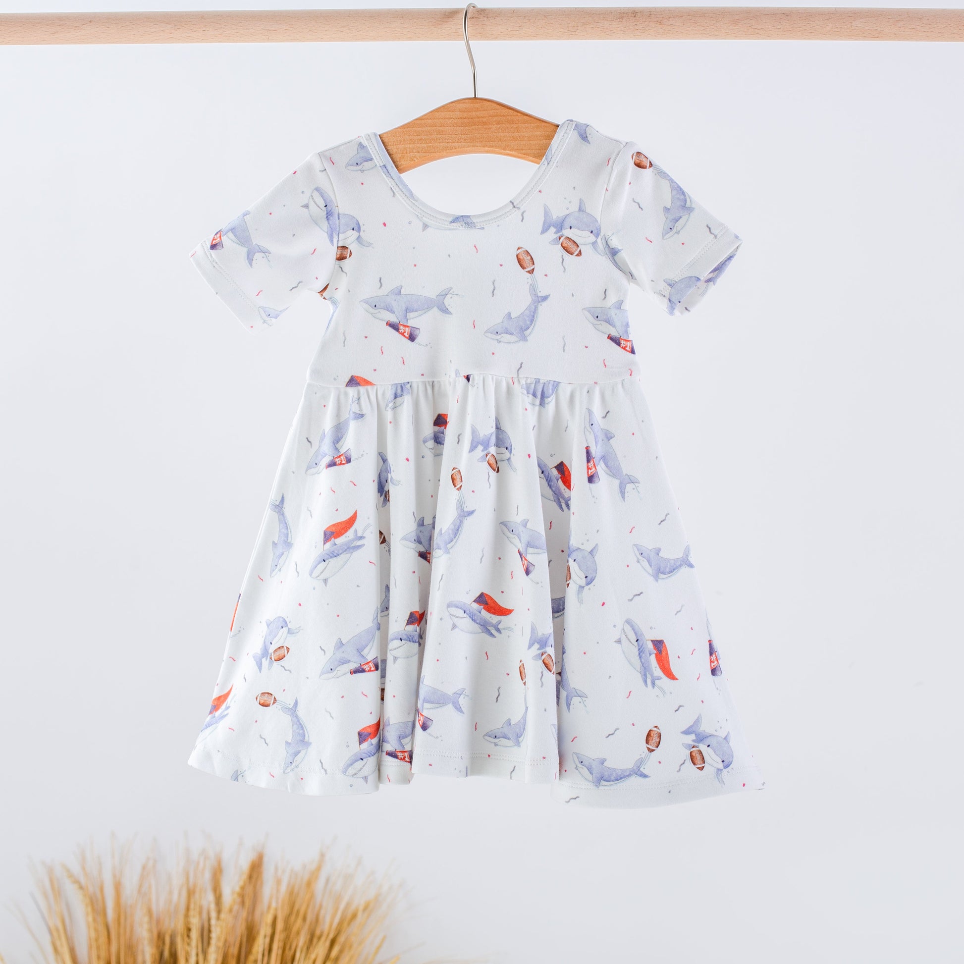 MVP: Ole Miss Organic Cotton Twirl Dress-Rogue Magnolia Custom Designs