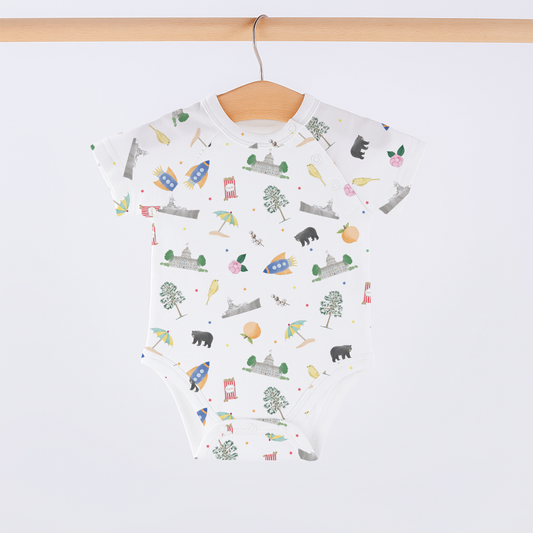 Alabama Kids Organic Cotton Onesie-Rogue Magnolia Custom Designs