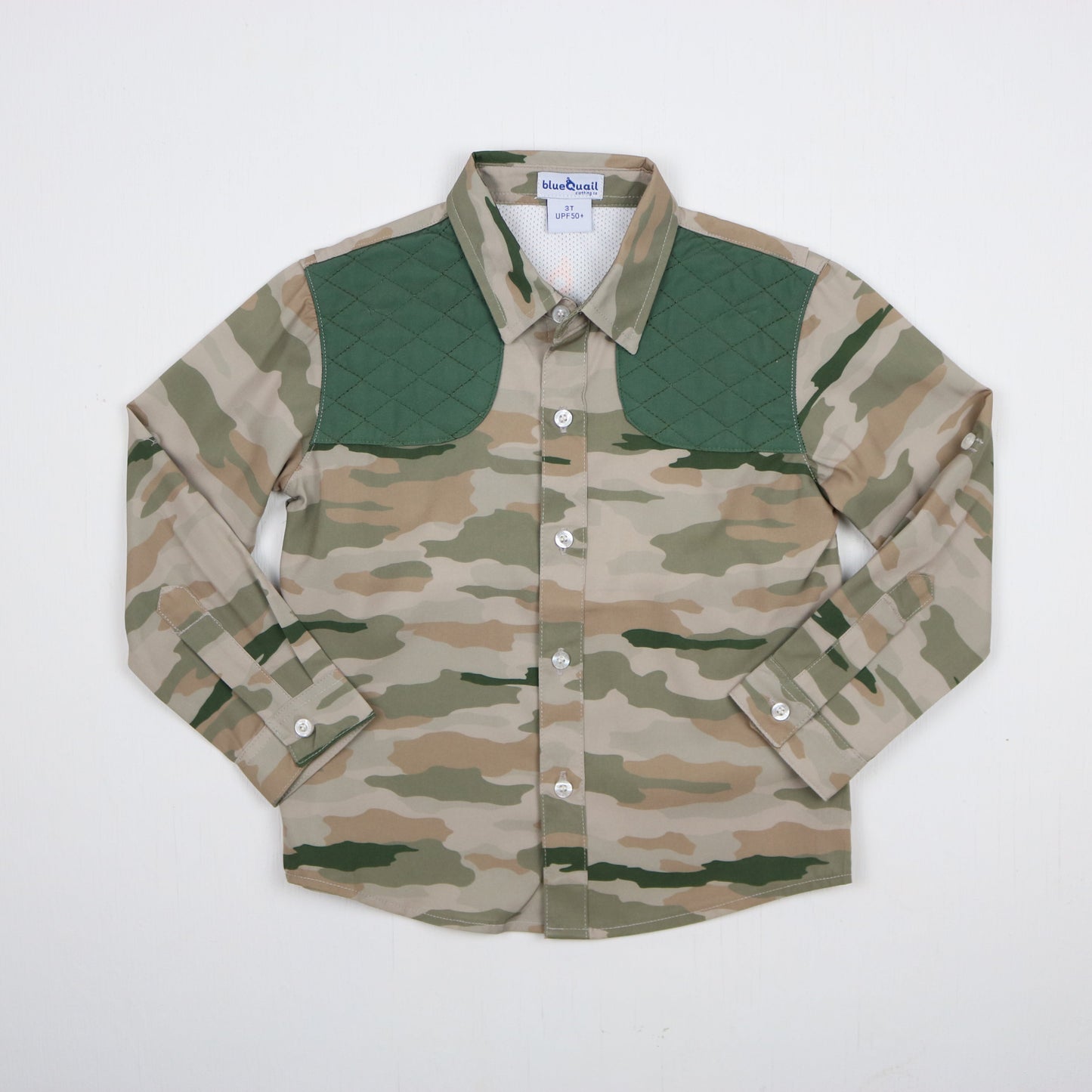 Classic Camo Long Sleeve Shirt – Ranch Collection | Boys Performance Button-Up