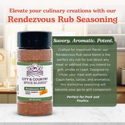 Rendezvous Rub Cajun Seasoning-Rogue Magnolia Custom Designs