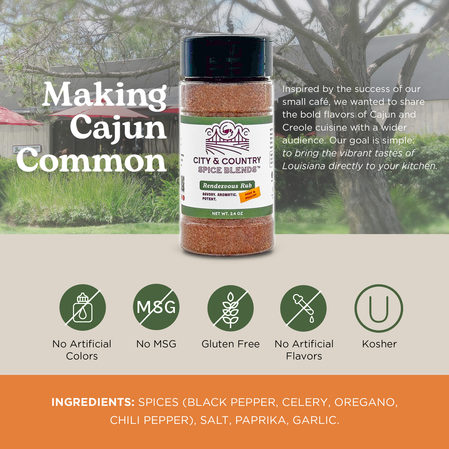 Rendezvous Rub Cajun Seasoning-Rogue Magnolia Custom Designs