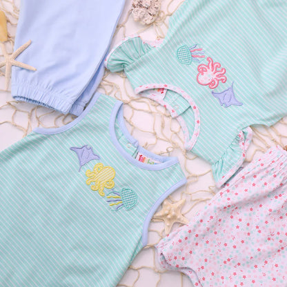 Sea Life Flutter Short Set