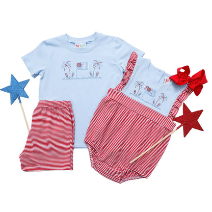 Boy's Grand Old Flag Short Set