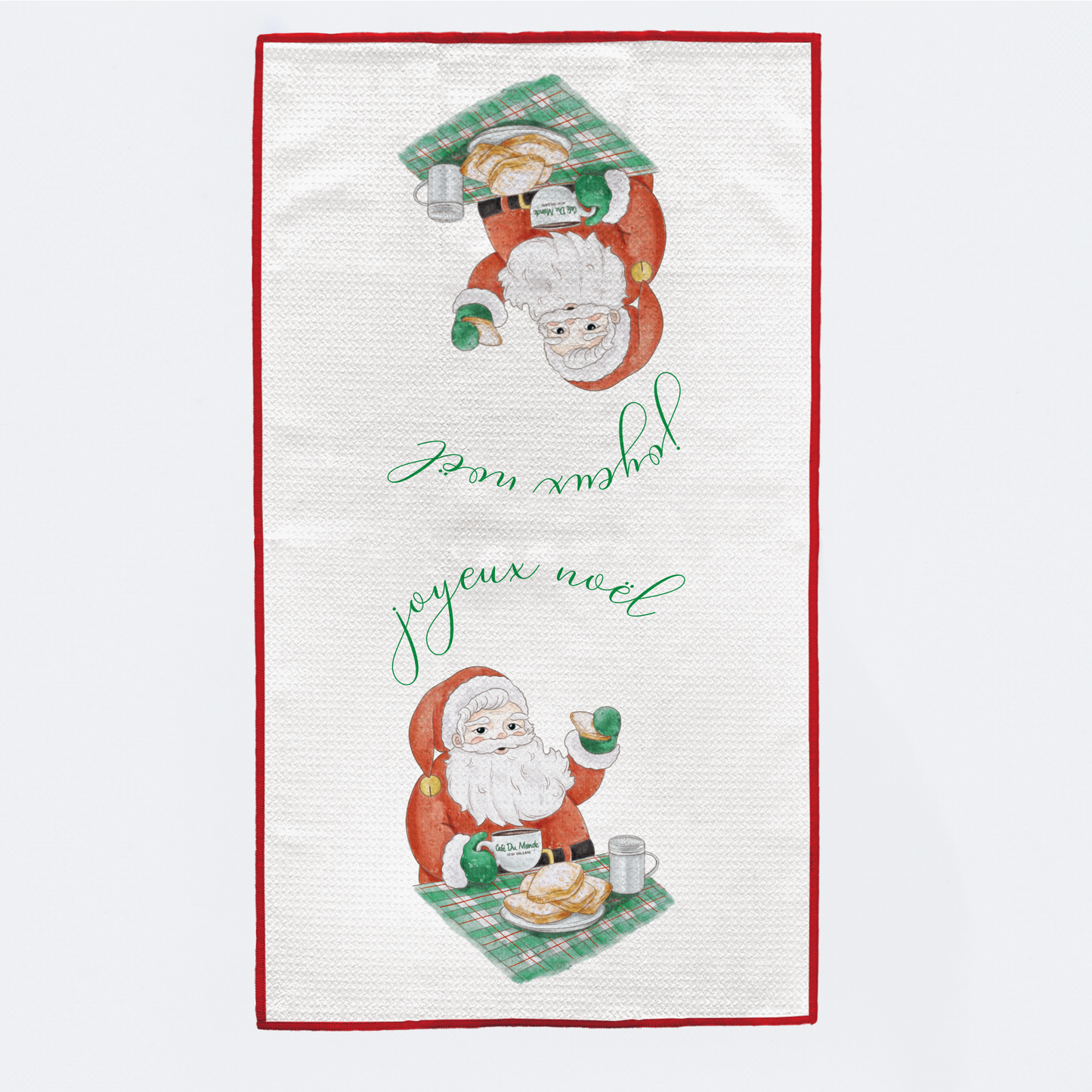 Joyeaux Noël Kitchen Towel-Rogue Magnolia Custom Designs