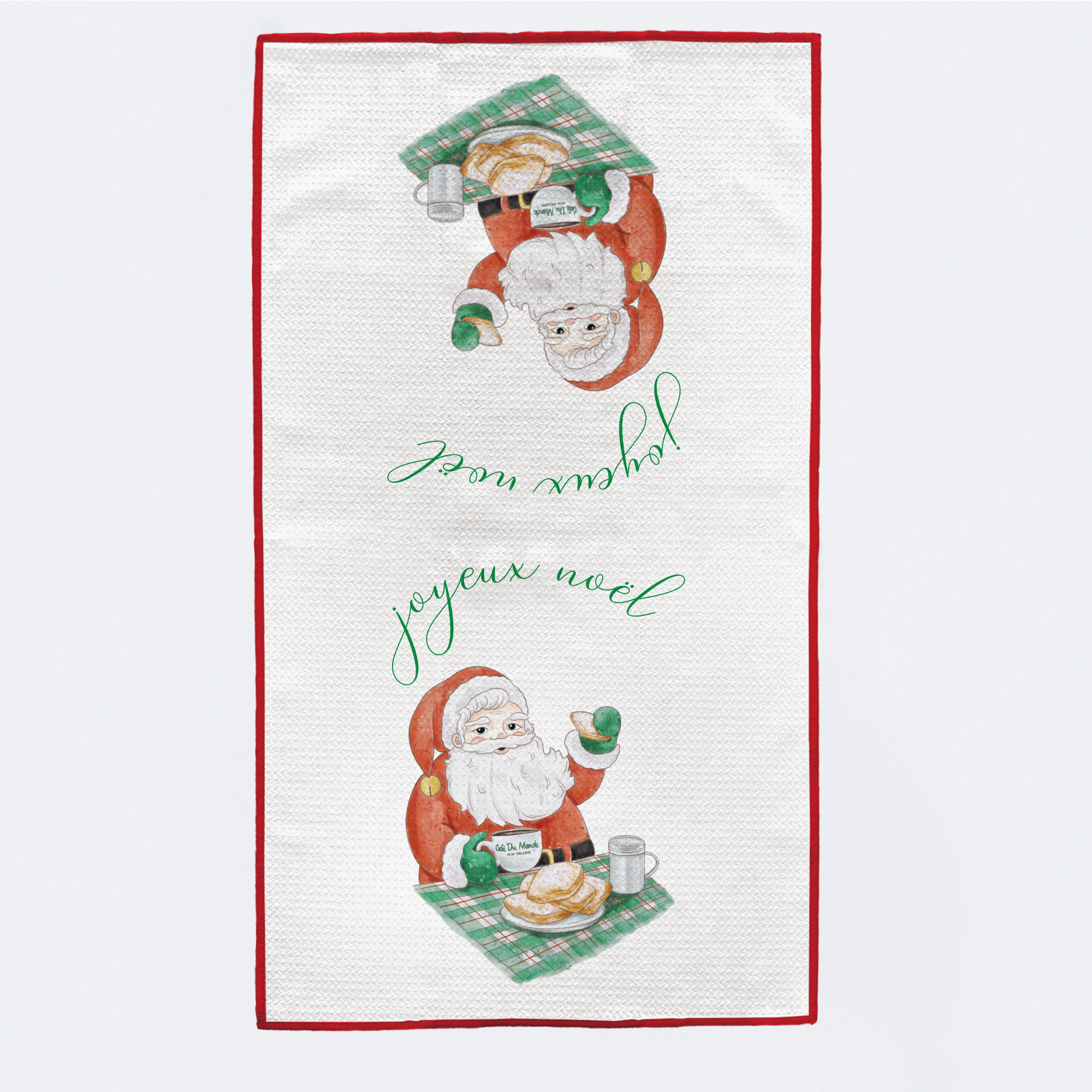 Joyeaux Noël Kitchen Towel-Rogue Magnolia Custom Designs