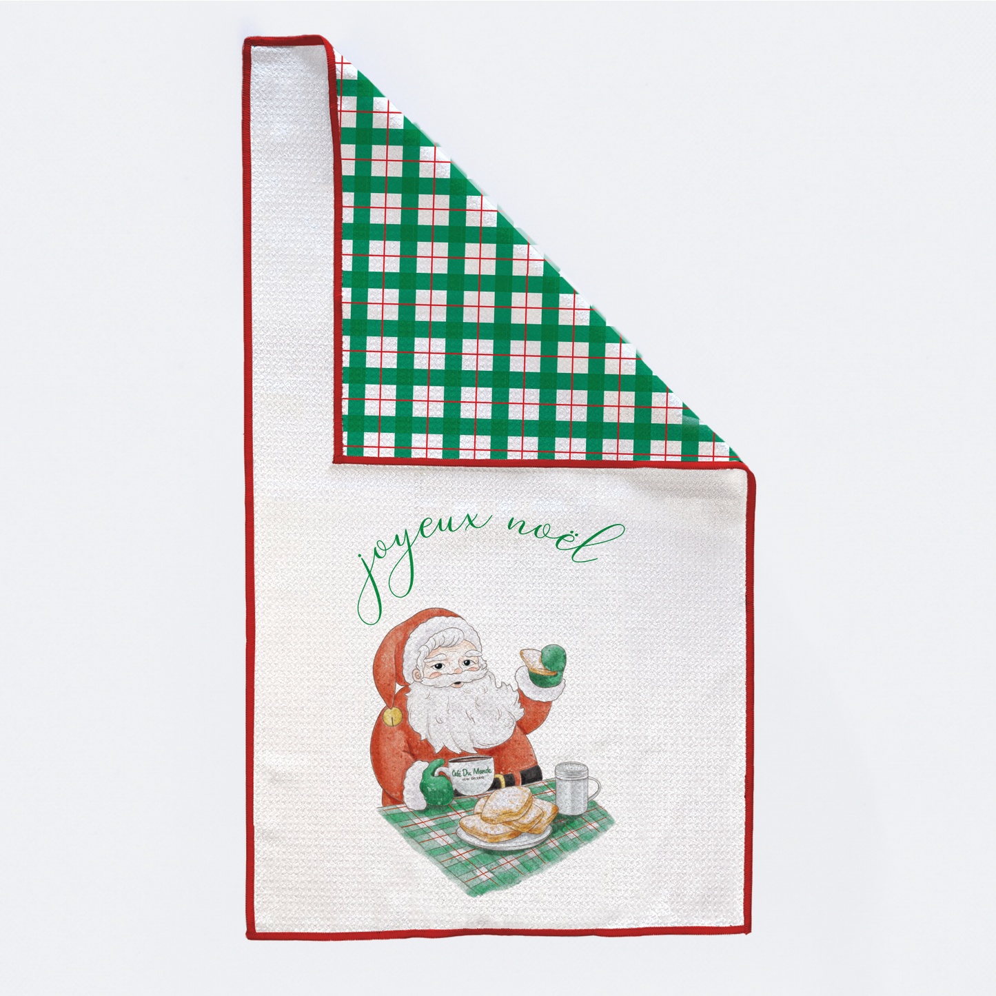 Joyeaux Noël Kitchen Towel-Rogue Magnolia Custom Designs