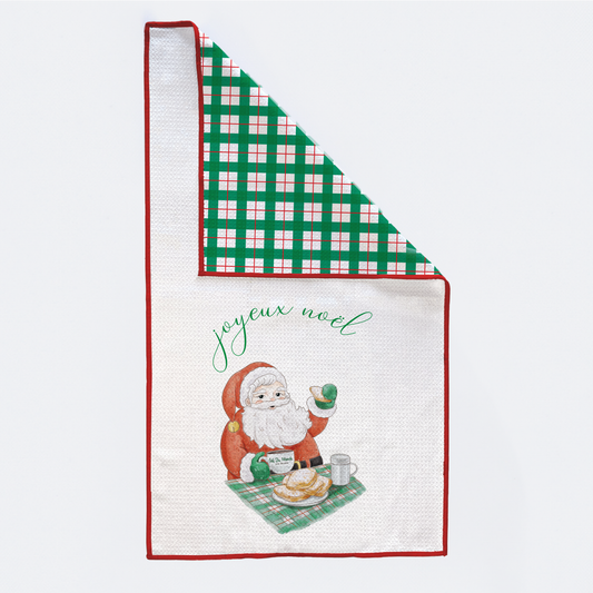 Joyeaux Noël Kitchen Towel-Rogue Magnolia Custom Designs