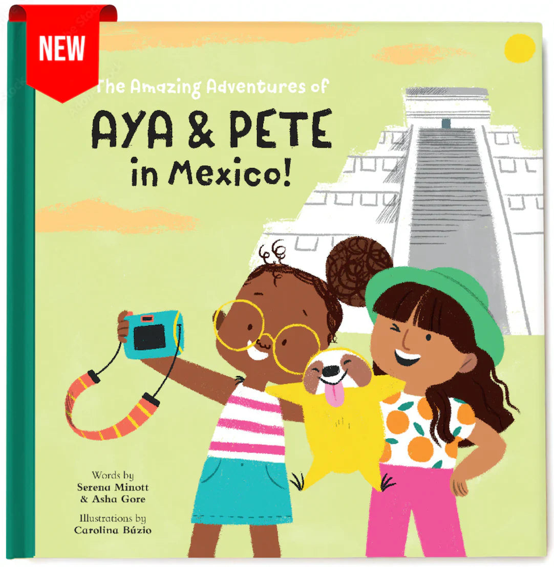 The Amazing Adventures of Aya & Pete in Mexico! (Hardcover)-Rogue Magnolia Custom Designs