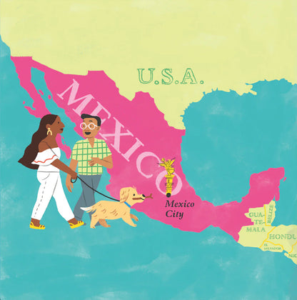 The Amazing Adventures of Aya & Pete in Mexico! (Hardcover)-Rogue Magnolia Custom Designs
