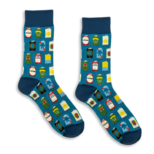 Hoppy Feet Beer Can Socks-Rogue Magnolia Custom Designs