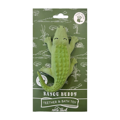 Bayou Buddy Gator Teether & Bath Toy-Rogue Magnolia Custom Designs