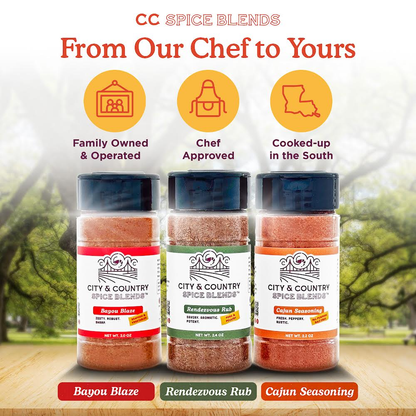 The Trio Cajun Seasonings-Rogue Magnolia Custom Designs