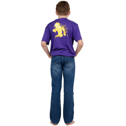 Tiger Watercolor Football Player Dri Fit T-shirt