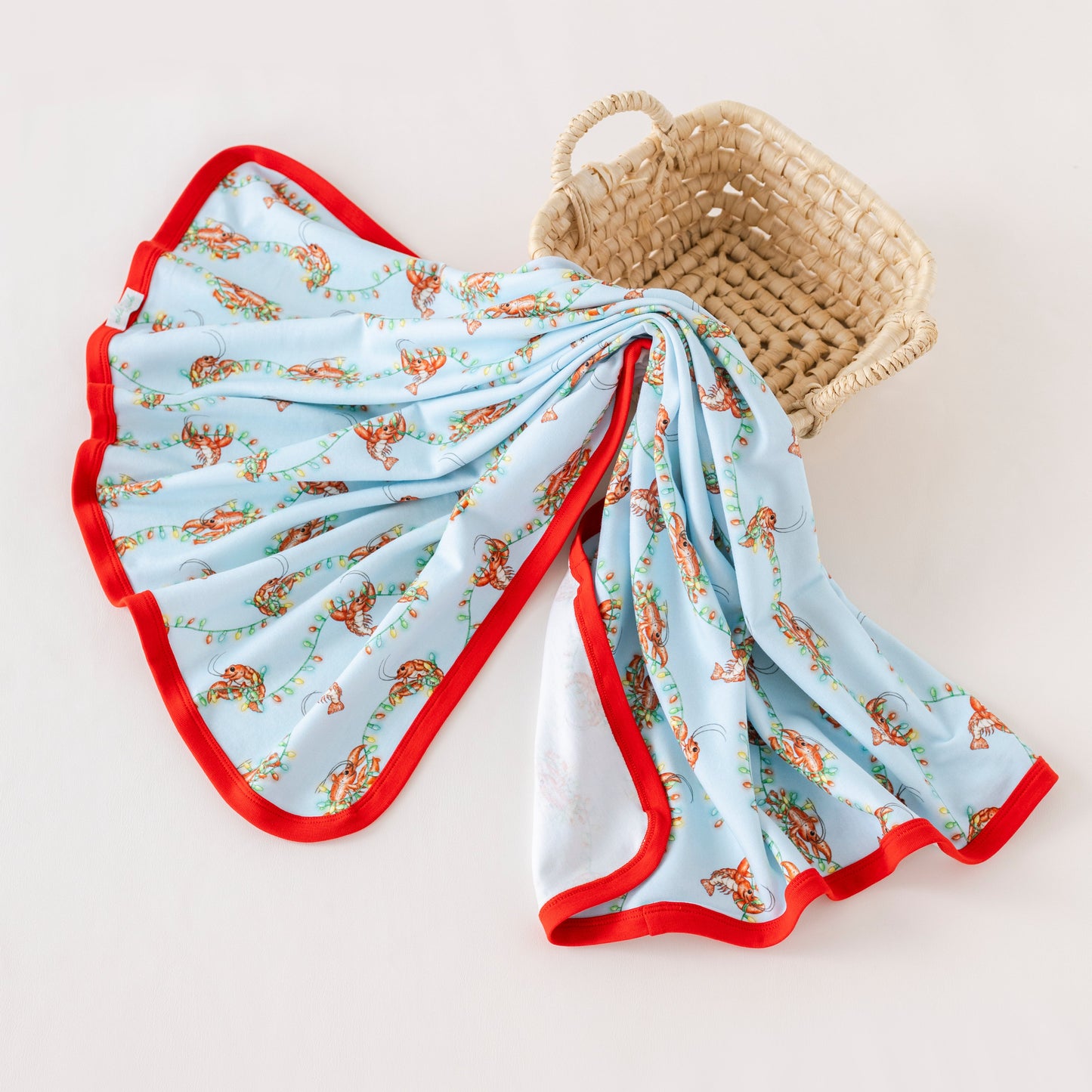 Twinkling Tails Organic Cotton Baby Blanket-Rogue Magnolia Custom Designs