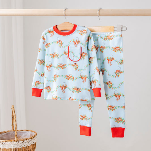 Twinkling Tails Organic Cotton Kids Pajamas-Rogue Magnolia Custom Designs