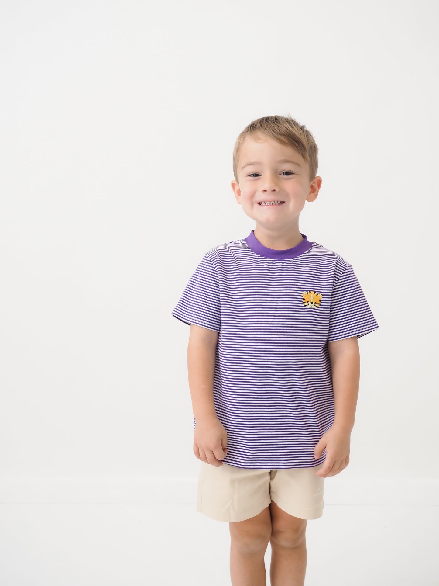 Fan Zone Crew Tee- Purple