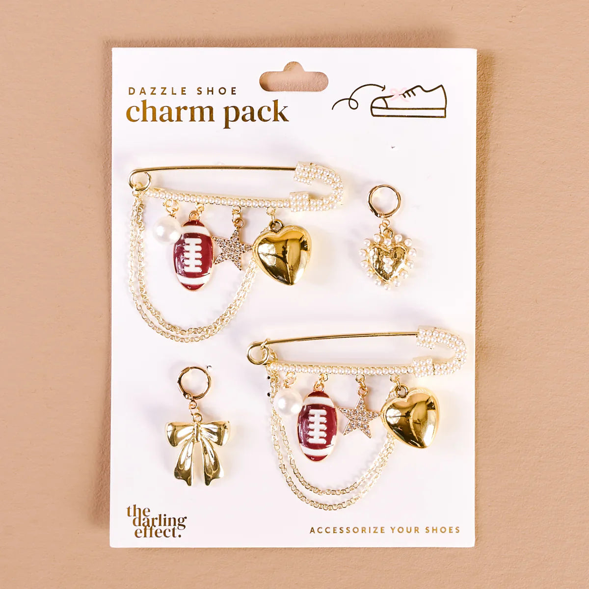 Tailgate Time Dazzle Shoe Charm Pack