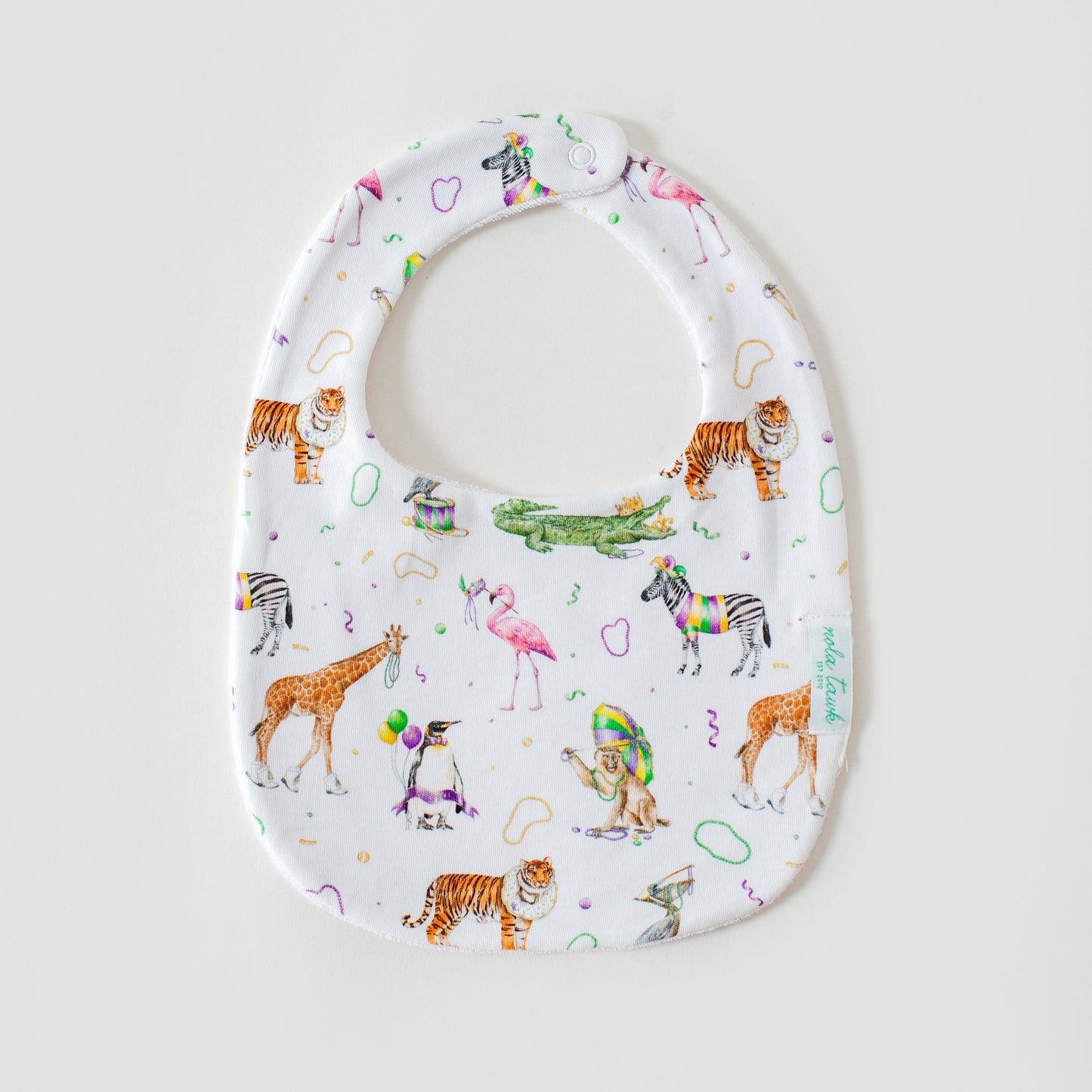 My First Game Day - Arkansas Organic Cotton Baby Bib-Rogue Magnolia Custom Designs