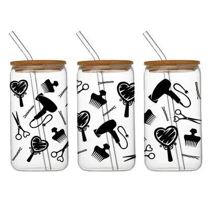 Hairstylist Acrylic Can Cups-Rogue Magnolia Custom Designs