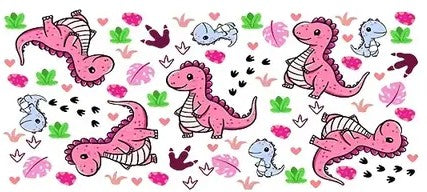Dinosaur Acrylic Can Cup-Rogue Magnolia Custom Designs