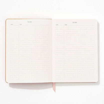 Light Pink Suede Journal