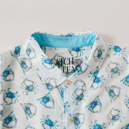 Blue Crabs Men's Festival Shirt-Rogue Magnolia Custom Designs