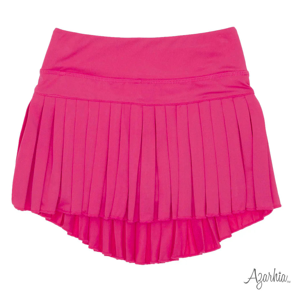 Mini Pleated Skort in Solid Purple