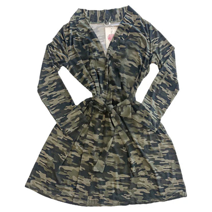 Camo Mommy Robe– Women’s Bamboo Maternity & Postpartum Robe