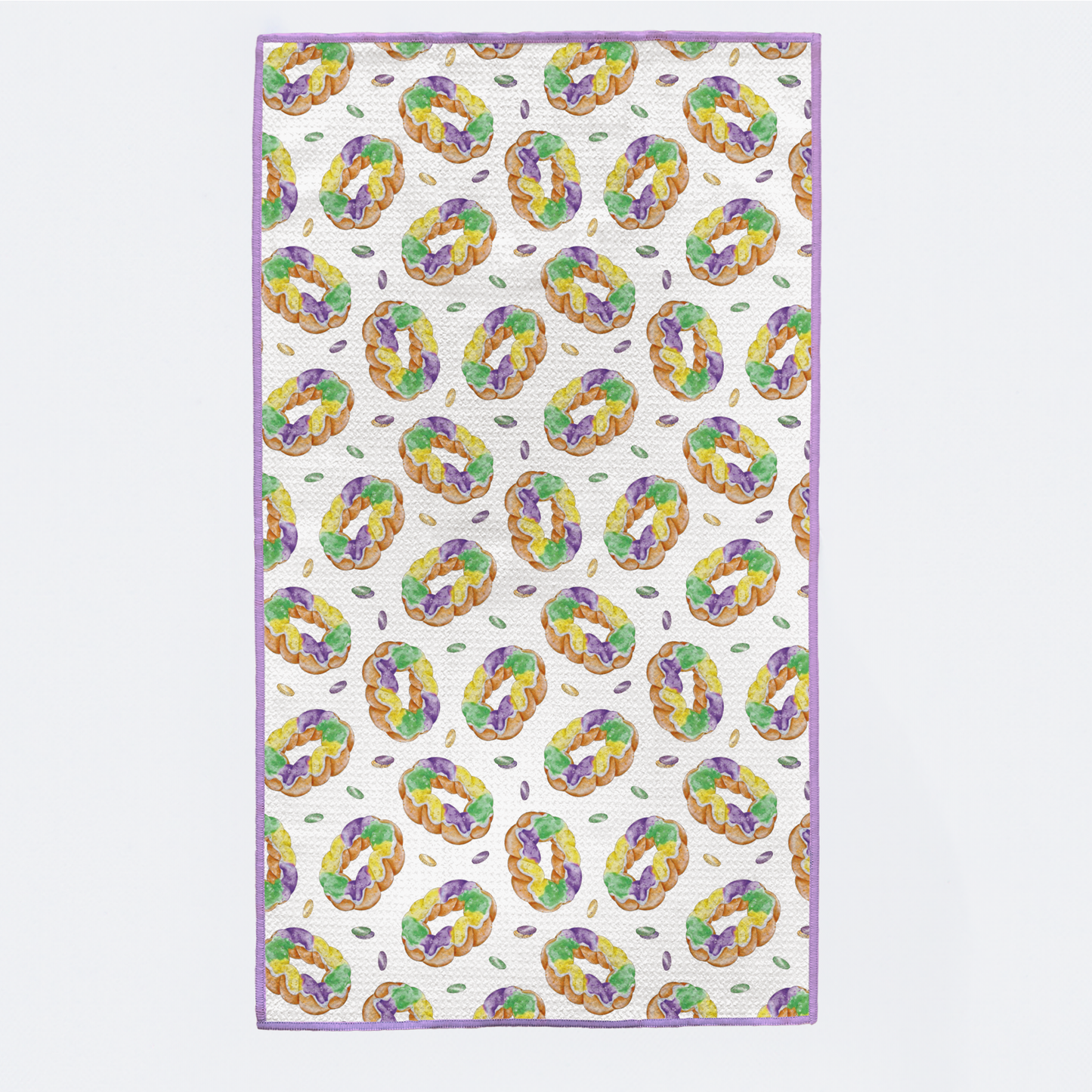 King Cake Kitchen Towel-Rogue Magnolia Custom Designs