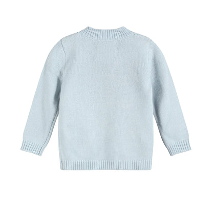 Light Blue Pumpkin Girls Cardigan