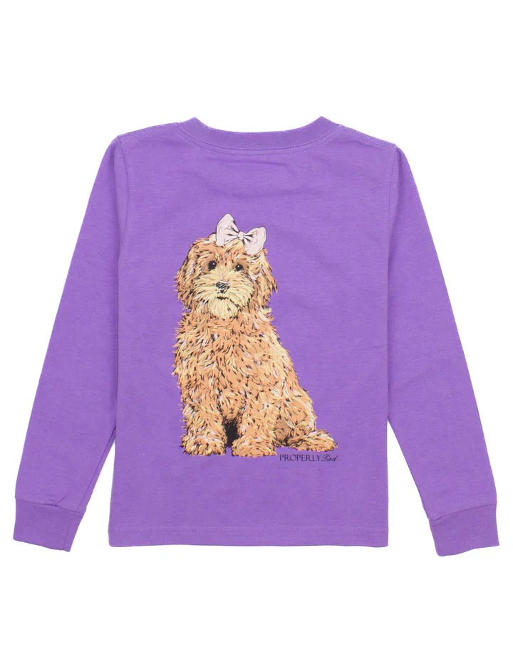 Girls Goldendoodle LS T-Shirt