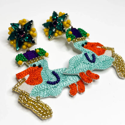 Mardi Gras Pelicans