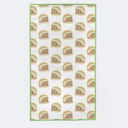 Muffuletta Kitchen Towel-Rogue Magnolia Custom Designs