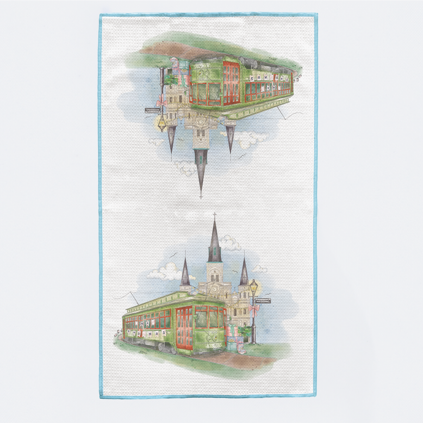 Mr. & Mrs. Kitchen Towel-Rogue Magnolia Custom Designs