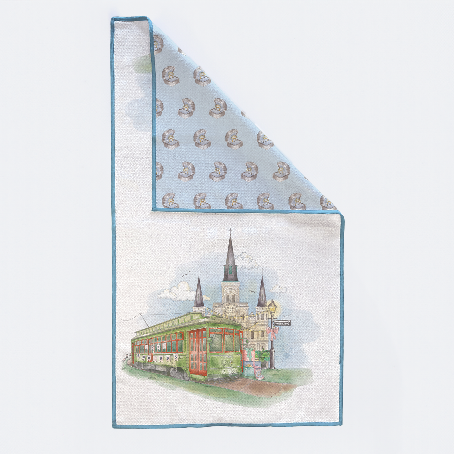 Mr. & Mrs. Kitchen Towel-Rogue Magnolia Custom Designs