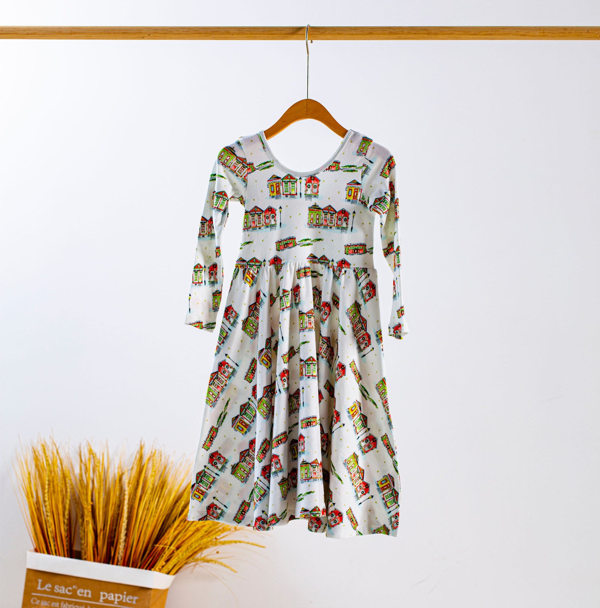 Bayou Wonderland Organic Cotton Christmas Dress for Kids-Rogue Magnolia Custom Designs