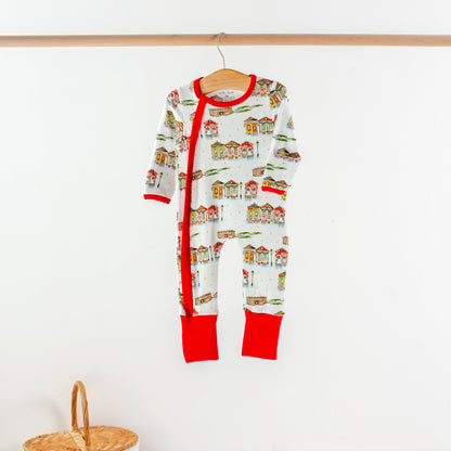 Bayou Wonderland Organic Cotton Christmas Kids Pajamas-Rogue Magnolia Custom Designs