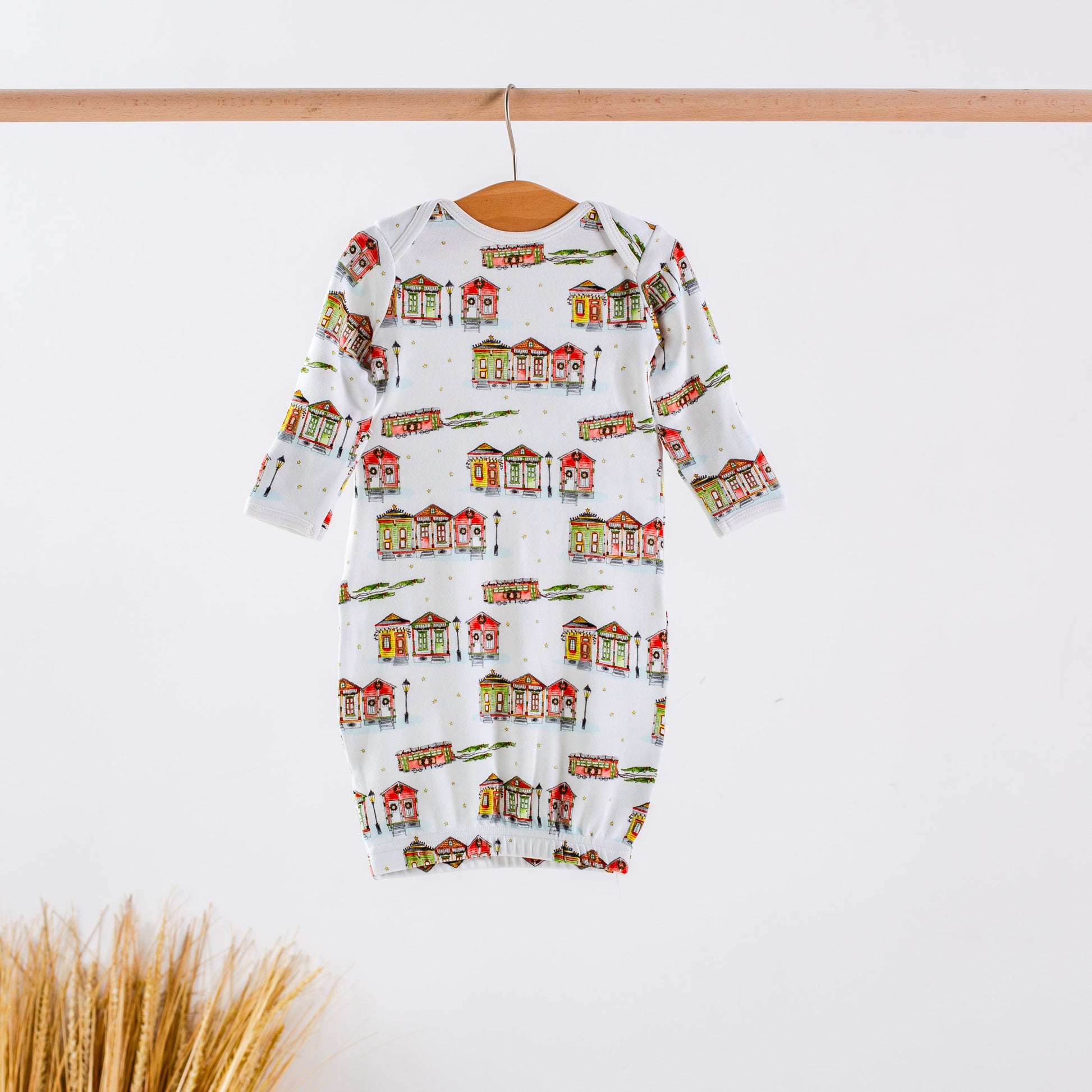 Bayou Wonderland Organic Cotton Christmas Kids Pajamas-Rogue Magnolia Custom Designs