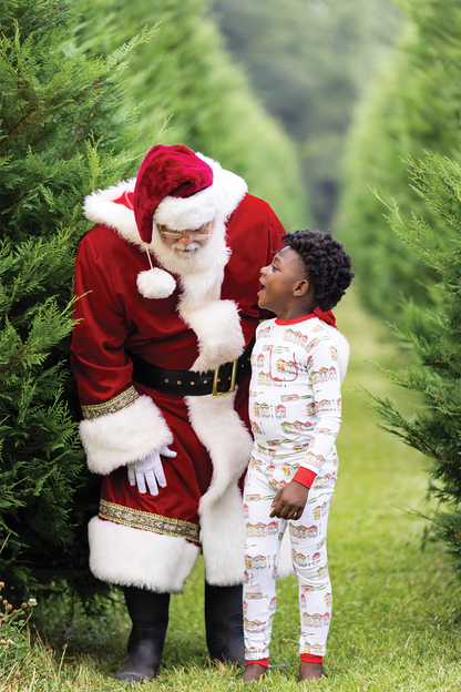 Bayou Wonderland Organic Cotton Christmas Kids Pajamas-Rogue Magnolia Custom Designs