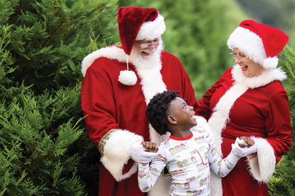 Bayou Wonderland Organic Cotton Christmas Kids Pajamas-Rogue Magnolia Custom Designs