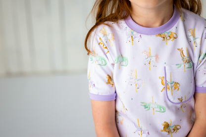 Round & Round We Go Organic Cotton Pajamas-Rogue Magnolia Custom Designs