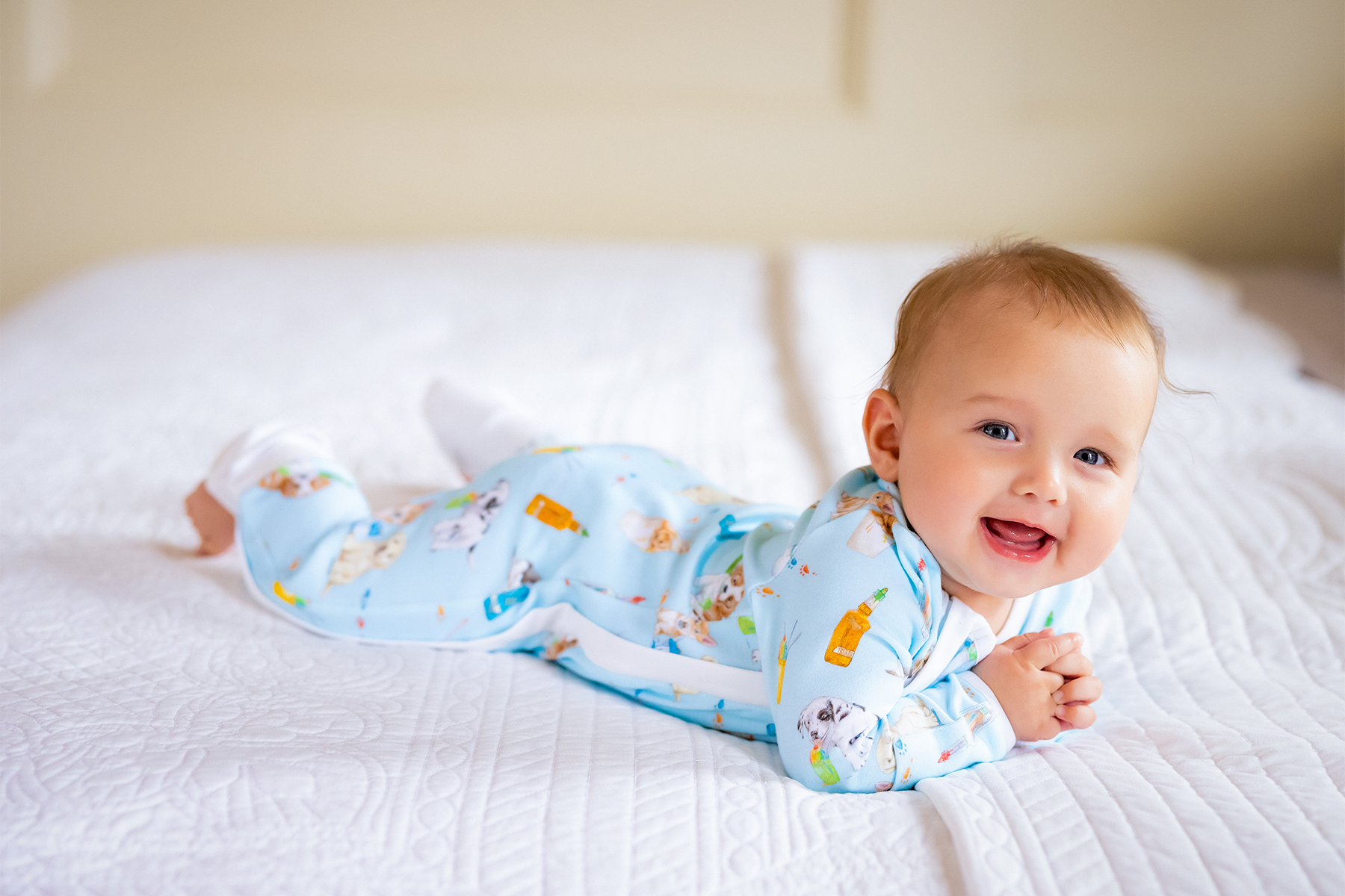 Dog Days of Summer Organic Cotton Pajamas-Rogue Magnolia Custom Designs