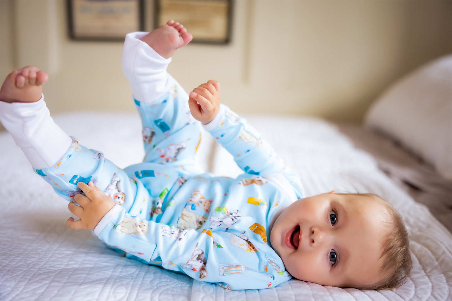 Dog Days of Summer Organic Cotton Pajamas-Rogue Magnolia Custom Designs