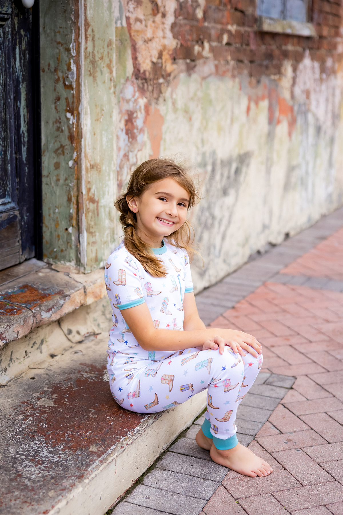 Giddy Up Organic Cotton Kids Pajamas-Rogue Magnolia Custom Designs
