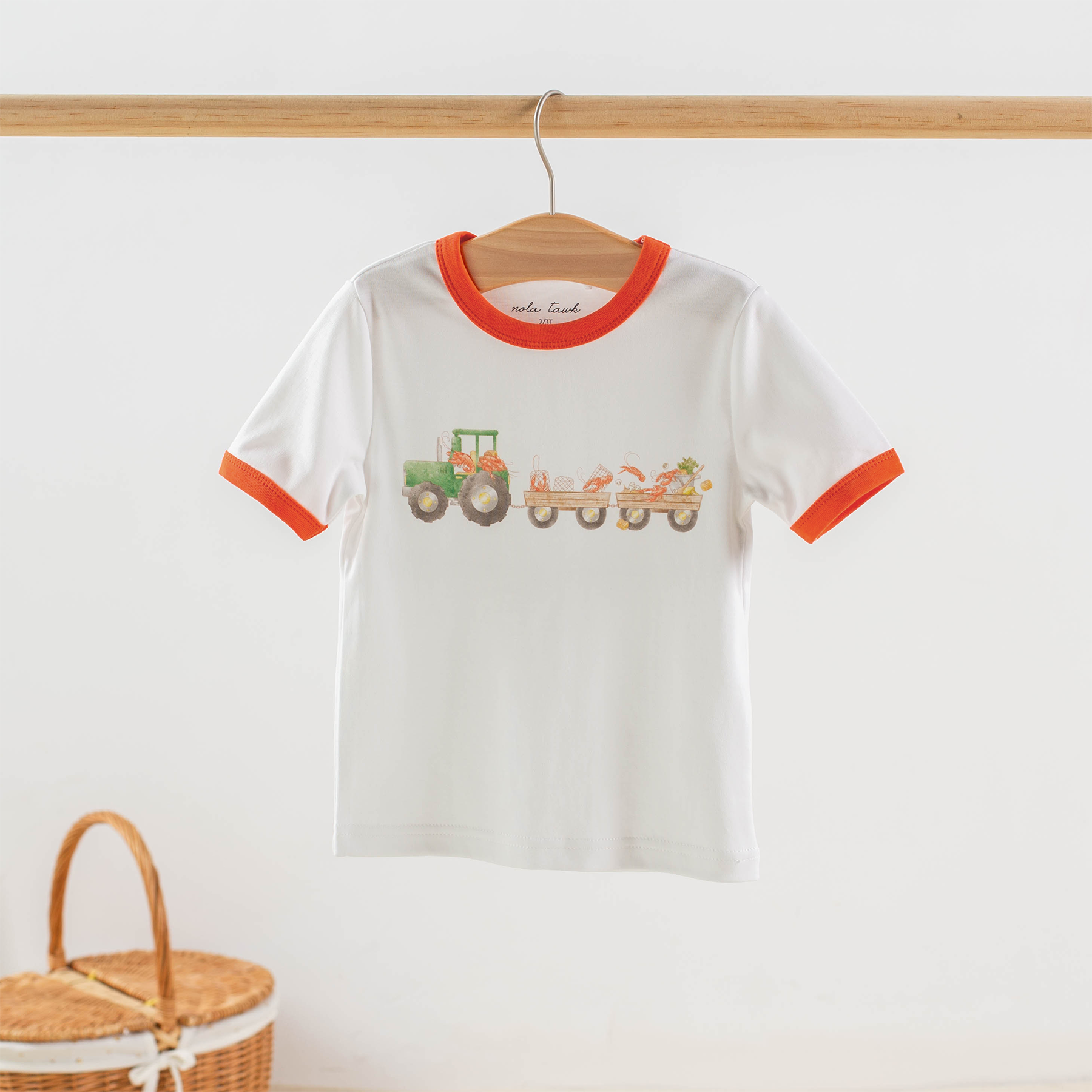 Crawfish Crew Organic Cotton Kids Tshirt-Rogue Magnolia Custom Designs