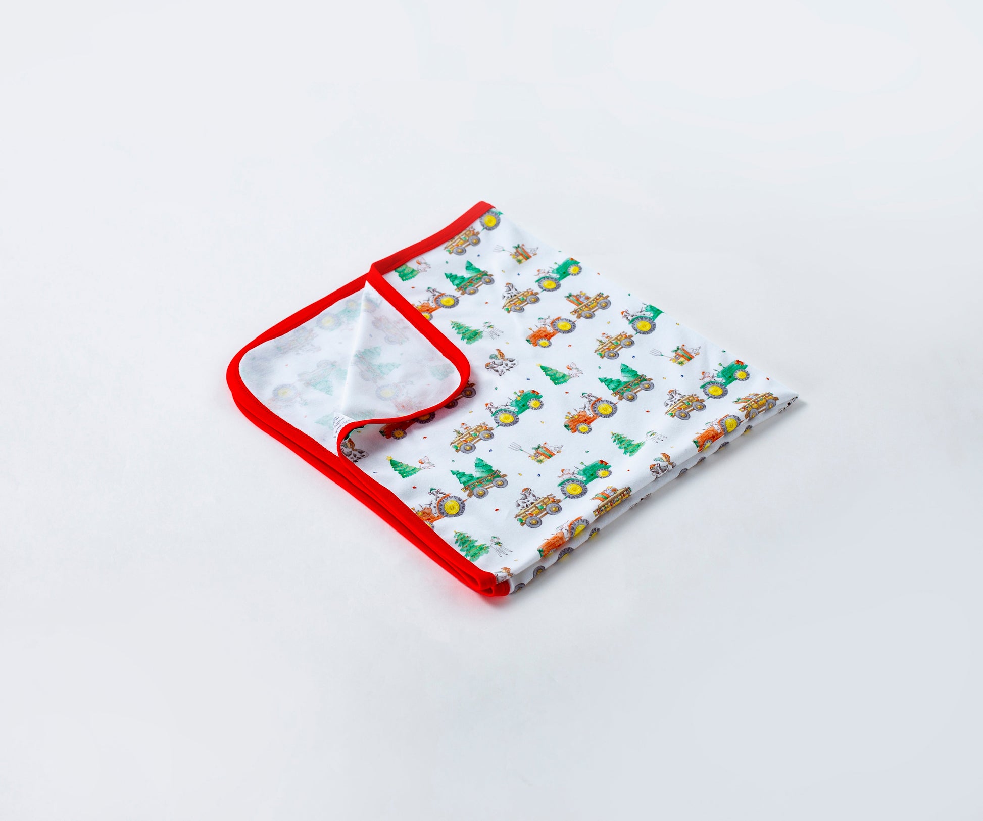 Moo-y Christmas Organic Cotton Christmas Baby Blanket-Rogue Magnolia Custom Designs