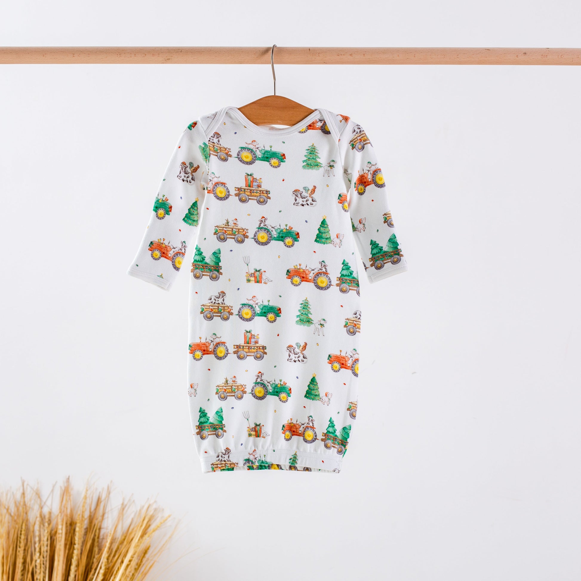 Moo-y Christmas Organic Cotton Christmas Kids Pajamas-Rogue Magnolia Custom Designs